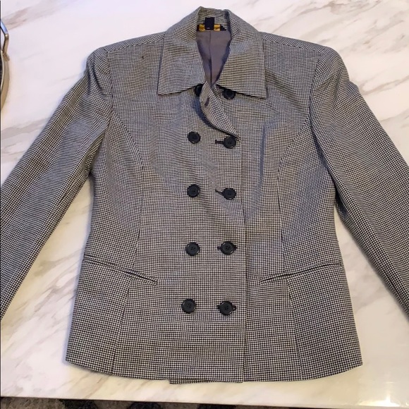 Brooks Brothers Houndstooth Women’s Blazer.  Sz 6 - Picture 1 of 5